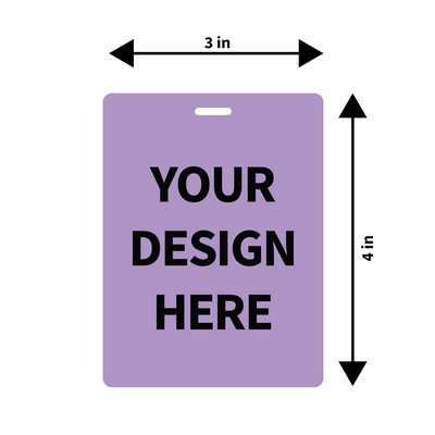 3" x 4" Event Badge