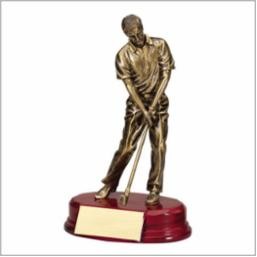 Large Male Golf Chip Shot Award