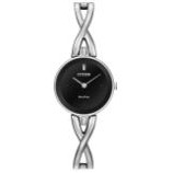 Citizen® Ladies' Silhouette Bangles Collection Eco-Drive® Stainless Steel Watch