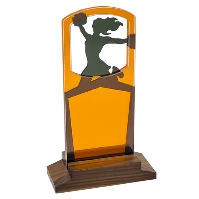 Cheerleading – Women's Award Natural Wood Base