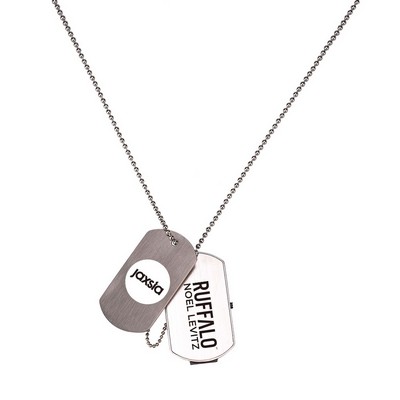 Brookville Army Tag Necklace USB