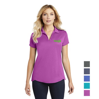 Port Authority® Women's Trace Heather Embroidered Polo