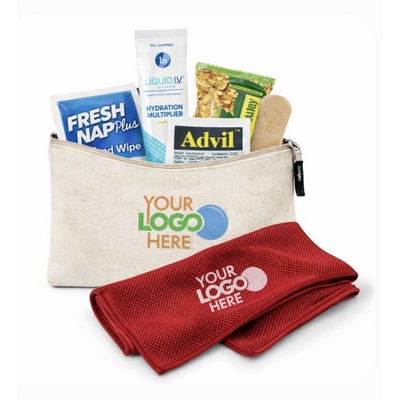 Cooling Towel & Hydration Pouch Gift Set