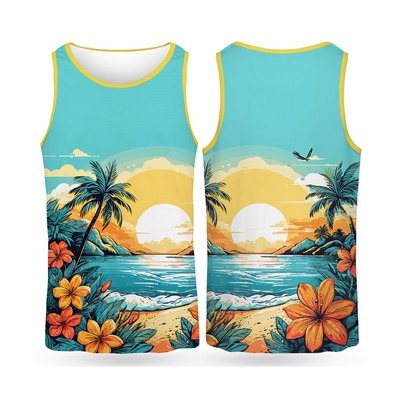 Dye Sublimation Birdseye Mesh Performance Tank Top (160gsm)