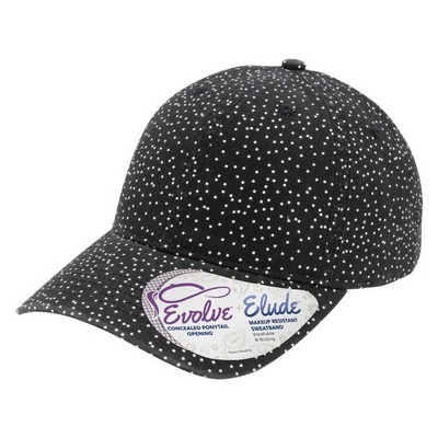 Infinity Her Garment-Washed Fashion Print Cap (Embroidered)