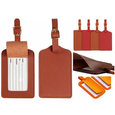 PU Leather Luggage Tag