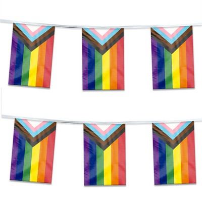 60' 1ply ePoly Progressive Pride Streamer