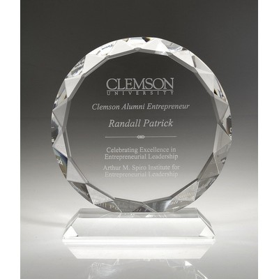 Medium Crystal Sunflower Award