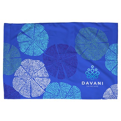 Poly Micro-Peach Pillow Case 20" x 30", 110 GSM - Full Color