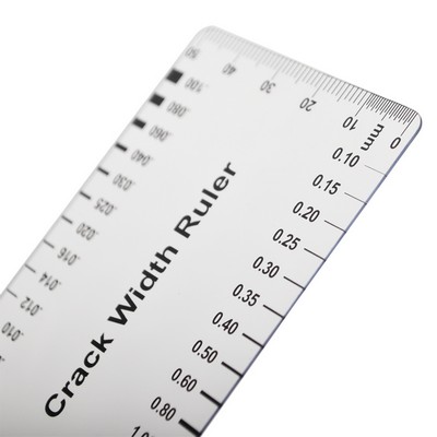 Concrete/Masonry Crack Measurement Ruler