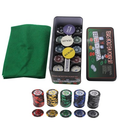 200 Pcs Poker Chips Sets With Box