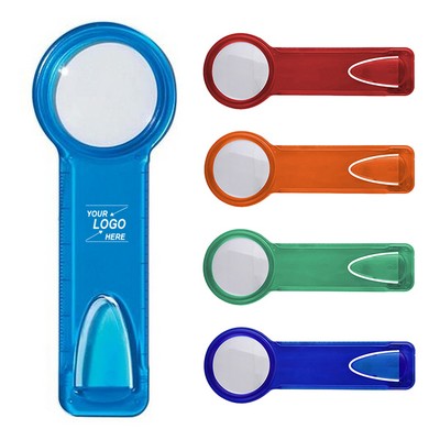 3" 1 Magnifier w/Bookmark & Ruler
