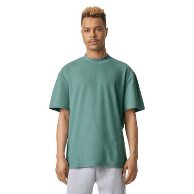 American Apparel® Unisex Pique Mockneck T-Shirt