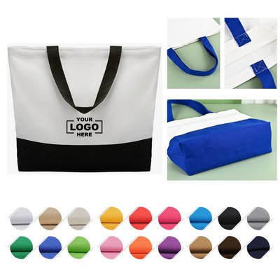 Full Color Customizable Canvas Reticule Bag