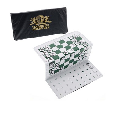 Mini Magnetic Pocket Chess Set - Travel Trifold, 8"