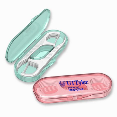 Flosser Dispenser Dental Floss Case Travel Floss Professional Toothpicks Sticks with Travel Case Sup