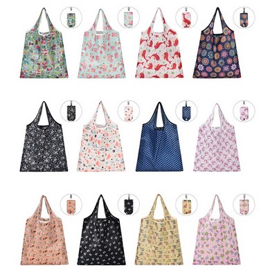 Full Print Foldable Shopping Tote Bags