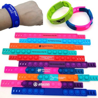 Push Bubble Wristbands Fidget Toy