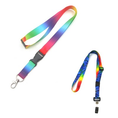 36" Colorful Polyester Lanyard