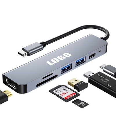 6-In-1 Type C Hub Adapter