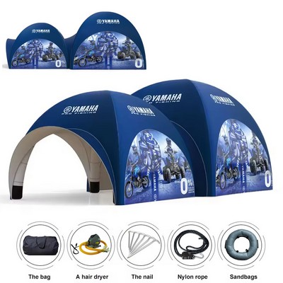 Couple 23ftx23' Custom Inflatable Air Dome tent Combo