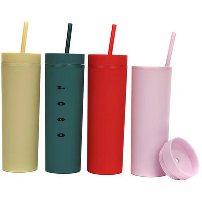 16Oz Cylindrical Water Tumbler