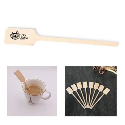 Square End Disposable Wooden Stir Stick