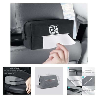 Car Sun Visor Tissue Box (7.28"x4.92"x2.75")