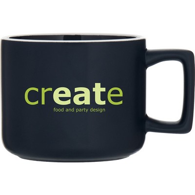 12 oz Helio Ceramic Mug (Matte Navy)
