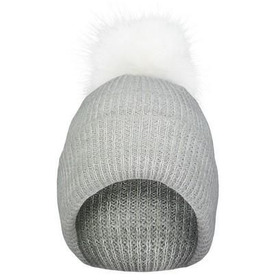 Pacific Headwear Faux Fur Pom Beanie