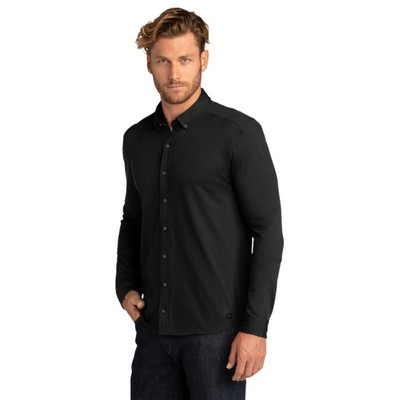 OGIO Code Stretch Long Sleeve Button-Up