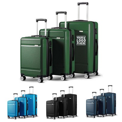 20" Expandable TSA Lock Spinner Wheels Travel Suitcase Set