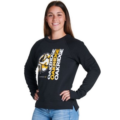 Victory Fleece Womens Split Hem Crew