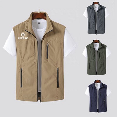 Mountaineering Fishing Vest With 3 Pockets