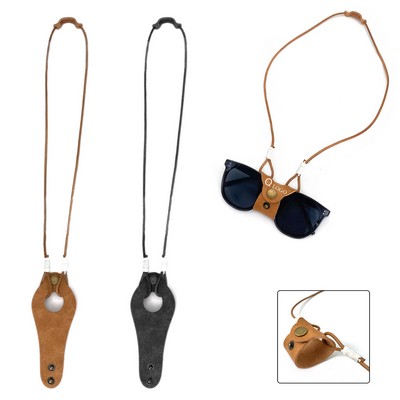 Leather Eyeglasses Holder