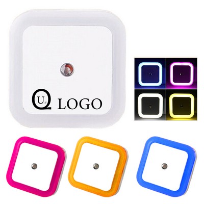 Photocell-controlled Square Plug-In Night Light
