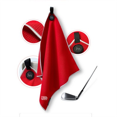 Golf Microfiber Towel W/ Magnet