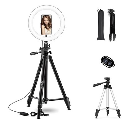 Adjustable Remote Compatible Ring Light with Tripod Stand