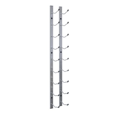 Legacy Vinotemp - 9-Bottle Epic Metal Wine Rack - Silver