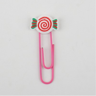 Christmas Candy Paper Clip Custom Pattern Bookmark Book Clip Paper Clasp Christmas Gift
