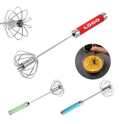 Stainless Steel Semi-Automatic Egg Whisk
