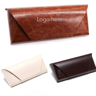Leather Magnetic Glasses Case Storage Box