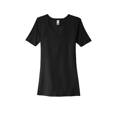 District® Women's V.I.T. Rib Scoop Neck Tee