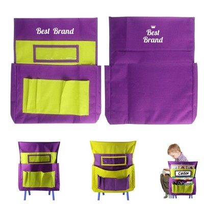 Children's Chair Back Storage Organizer