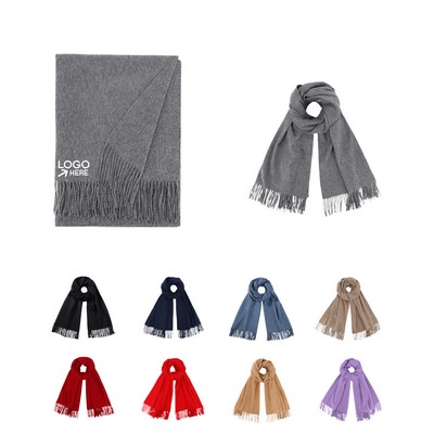 Wool Wide Soft Large Shawl Scarf