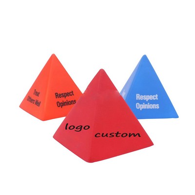 PU Pyramid Stress Reliever