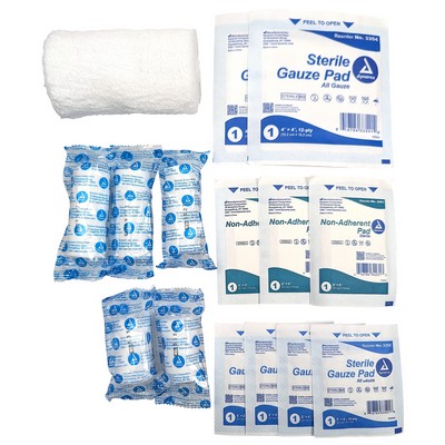Rip It Kits®, Gauze Pads & Rolls Assortment For Bleed Control, Sterile