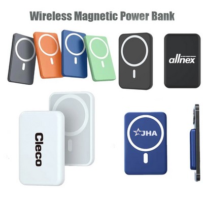 5000mah Portable Wireless Magnetic Power Bank