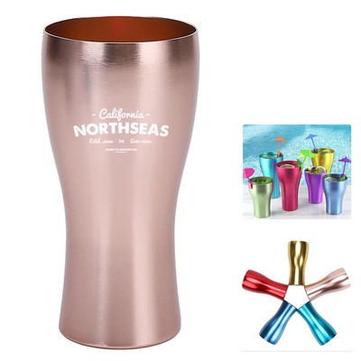 12 Oz. Aluminum Beverage Glasses