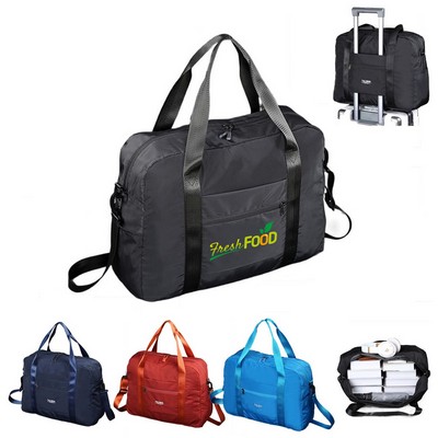 Polyester Fiber Foldable Travel Duffel Bag